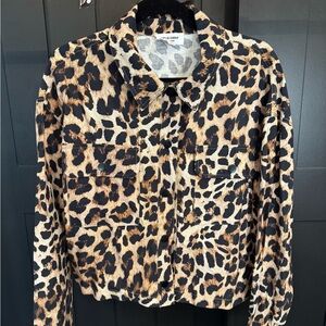Eesome Animal Print blazer jacket